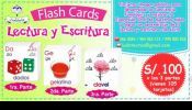 Flash Cards de lectura y Escritura a S/100 x 105 tarjetas