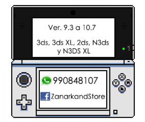 Servicio Desbloqueo Nintendo 3DS