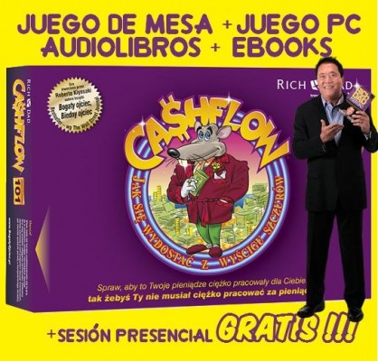 Cashflow Juego de Mesa, mas Juego PC Español, mas SESION PRESENCIAL GRATIS Cash Flow 101