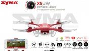 Drone SYMA X5UW con videocamara HD en vivo, Modo Headless, control de altura, Nuevos en caja